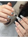 黒フレンチネイル