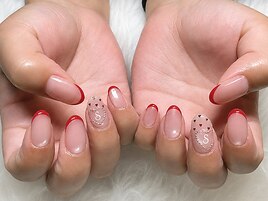 〇チェーンハート×細フレンチ