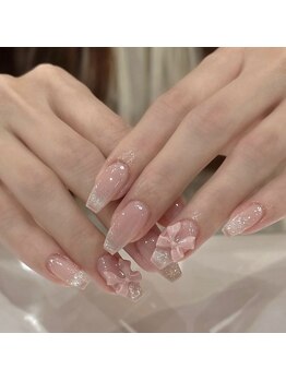 ミックスネイルスタジオ(Mixx nail studio)/マグネットフレンチ