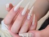 【チップ長さだし】 2026大人気 ☆ ビッグクロムネイル　￥12800