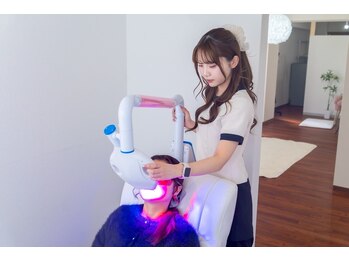 エクシアホワイトニング 姫路店の写真/初回お試しがお得♪最新機器×自社開発ジェルで輝く白い歯へ!