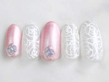 ネイリス(NAILISS)/バラ/ウェディング/クリア