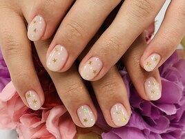 【ほり】可愛い星ネイル