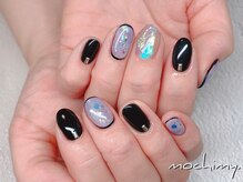 モチミィ(mochimy.)/＊ブルーニュアンス／氷ネイル＊