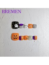 ブレーメン(BREMEN)/ハロウィンフットネイル