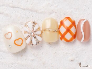 アイネイルズ 横浜WEST店(I-nails)/ハートぷっくりネイル10480円