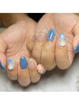 トータルビューティーローズ(Rose)/ブルーローズネイル