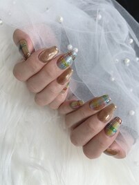 マグネット×チェック柄