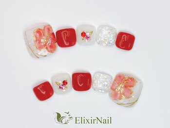 エリクサーネイル 西武新宿(Elixir Nail)/フット　やり放題／クーポン使用