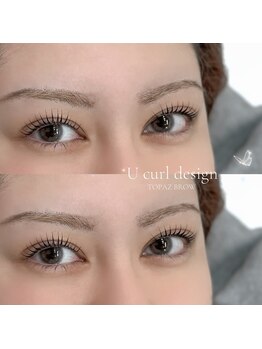 トパーズブロウ 宇都宮竹林店(TOPAZ BROW)/Uカールデザイン