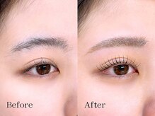 ミーナ 水ヶ江店(mina)/アイブロウWAX＋まつ毛パーマ上