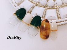 ディアリリー(Dia Rily)/モスグリーン×べっ甲初回¥6980