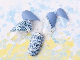 ぼかしツイード