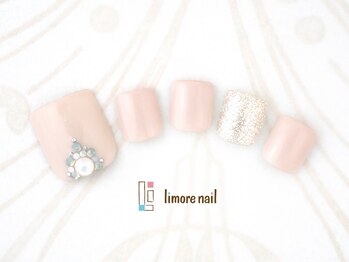 リモアネイル(limore nail)/【フット】ビジュー☆