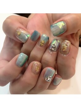 グラマラス アンジェアイ 荻窪店(glamourous ange eye)/大人上品ネイル