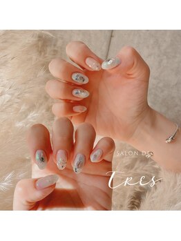 サロン ド トレス(SALON DE TRES)/ラメグラデーションネイル