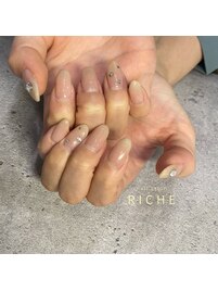 じゅわっとホワイトグラデ