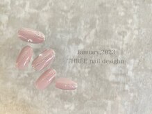 スリー(THREE)/January 2023/nail desing