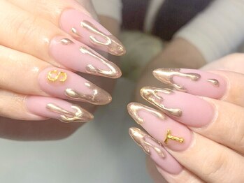 エムネイル(M-Nail)/★ミラーとろけるアート★