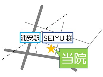 浦安南口鍼灸整体院/当院の位置