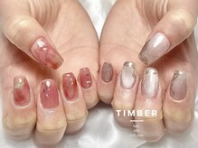 ティンバーネイルアンドアイラッシュ(Timber)/ピンクネイル
