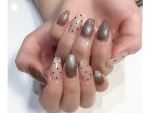 クリスタルネイルサロン(Crystal Nail)/ドットネイル　マグネットネイル