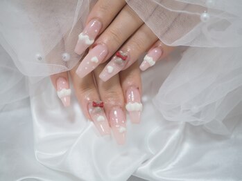 アモーレ 心斎橋店(amore)/フリルネイル15400円
