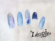 レオニー(Leonie)/ニュアンス×オーロラネイル
