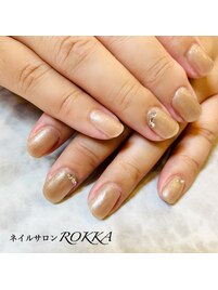 キラキラなオフィスネイル
