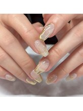 アングゥイー(ungu iE)/シンプルミラーネイル