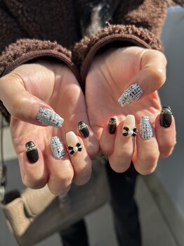 アヤネイルズ アンド アイラッシュ(AYA NAILZ.＆Eyelash)/art by karin