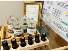 ルーン(Ruun)の雰囲気（気になるお悩みに合わせてブレンドハーブや精油を選べます）