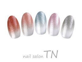 ナチュラルネイル☆パール入り♪