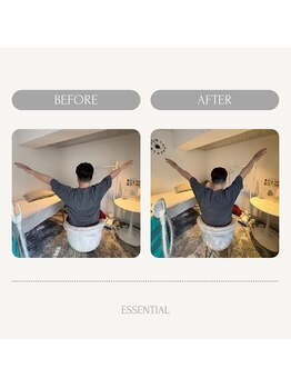 エッセンシャル 南海難波店(ESSENTIAL)/肩こり&巻き肩&猫背改善¥2,000