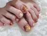Foot★《画像持込OK》60分つけ放題【丁寧な甘皮ケア付き】¥7800