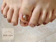 リトルビュー(little view)/・Fブラウンホワイト塗りかけ