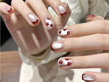 ベストネイル 大宮東口店(Best Nail)/夏　フラワー　定額ネイル