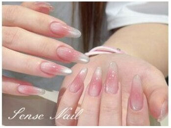 Sense Nail錦糸町店～ワンホン・長さだし・フィルイン～【11/1　OPEN（予定）】の写真/すらっと華やかな指先へ◆チップ長さ出し＋持ち込み￥13980