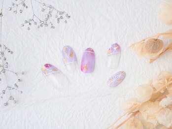 ソウ 難波店 nail salon Sou/和風幾何学nail