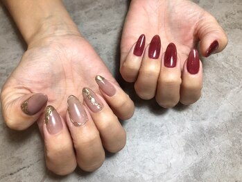 イデアル(ideal)/ジェルデザインフリー5本アート