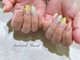 長さ出し10本/ミモザネイル