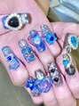 ネイルマフィア 原宿(NAIL MAFIA)&nbsp;クリアネイルはうるうる感が可愛い♪