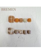 ブレーメン(BREMEN)/秋色フットネイル