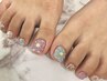 foot ジェル☆持ち込みデザインアートコース☆ご新規様オフ込¥11000