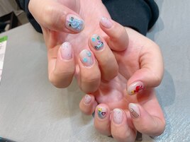 スイーツネイル/節分ネイル/2月