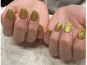 春のマグネットー黄緑