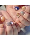 haruka nail × ちいかわネイル