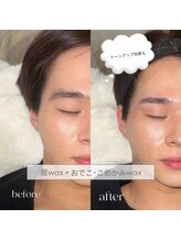 ランド(LAND)/眉wax＋おでこ、こめかみwax