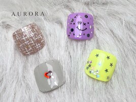 フットサンプル親指ポップホロ