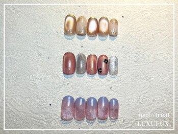 ネイルアンドアイラッシュ ルクソー ホテル日航福岡店(Nail&Eyelash LUXUEUX.)/【定額デザイン¥8800】